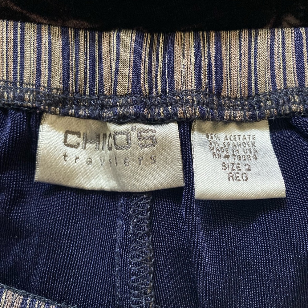 J-1#27 Chicos sizes 2 Travelers trouser soft pants - Picture 5 of 9